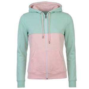 Sudadera con capucha y cremallera de algodón suave con logotipo bordado personalizado, sudadera con capucha y cremallera de felpa francesa para hombre, diseño hip hop. - Product Image 2