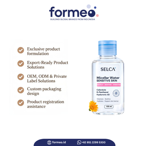 Agua Micelar OEM/ODM para Piel Sensible 100ml, con Caléndula, D-Pantenol y Ácido Hialurónico 4D, Limpiador Facial de Marca Privada para el Cuidado Facial - Product Image 3