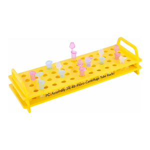 Soporte para Tubos de Ensayo de PC con Asa, Apilable, para 24/48 Tubos de 1.5/2 mL, para Microcentrífuga - Product Image 2
