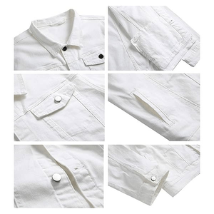 Premium Quality <b>Men</b> <b>Denim</b> <b>Jacket</b> Vintage Ripped Style Cotton Winter Coat Windproof Streetwear <b>Denim</b> <b>Jacket</b> OEM - Product Image 6