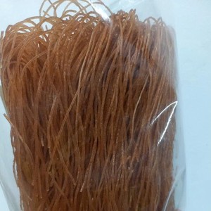 Nouilles Vermicelles de Riz Brun Sans Gluten, Riches en Fibres et Faibles en Sucre, Nutritives et Séchées, Frites au Vietnam - Emballage en Sachet - Product Image 1