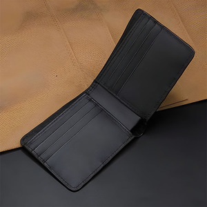Premium Dark Brown Animal Pattern <b>Leather</b> <b>Wallet</b> <b>Men</b> Luxury Slim Standard Bifold <b>Card</b> Holder Cash Compartment Pocket Purse Sleek - Product Image 2