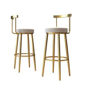 Tabouret en métal élégant avec embouts antidérapants et surface résistante aux rayures pour une utilisation quotidienne - Product Image 2
