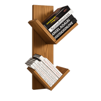 Étagère murale flottante moderne en bois écologique à un seul niveau pour livres et organisateur de maison, idéale pour le salon et le bureau à domicile