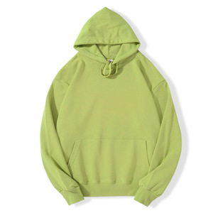 Sudadera con Capucha Personalizada con Bordado 3D, Patrón Sólido, Felpa de Algodón, para Hombre, Corte Regular, Estilo Urbano Informal - Product Image 2