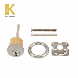 Custom Brass <b>Lock</b> Cylinder KW Keyway Satin Stainless Steel Low MOQ Custom Service Available - Product Image 3