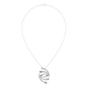 Collar con colgante de diamante de oro rosa amarillo de 14K y 18K de lujo elegante con cadena de 16 pulgadas, joyería fina al por mayor, regalo para mujer - Product Image 3