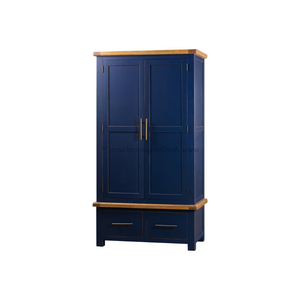 Armoire autoportante moderne en bois massif de chêne/pin/acacia du Vietnam, meuble de rangement pour chambre à coucher - Product Image 1