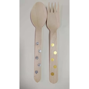 Juego de Cubiertos Desechables Biodegradables de Fibra de Arroz, Cuchillo, Cuchara, Tenedor, Vajilla Ecológica para Fiestas y Picnics, Personalizable al por Mayor - Product Image 2