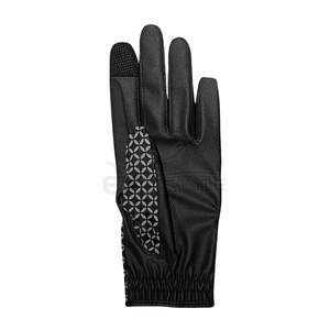 Gants d'équitation en cuir avec logo personnalisé, antidérapants, noirs, améliorant la prise de rênes, design personnalisé, gants d'équitation performants - Product Image 3