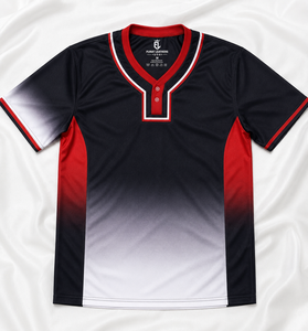 เสื้อเบสบอลแบบยูนิเซ็กซ์ ไซส์ใหญ่ สีแดงดำ ระบายเหงื่อได้ดี ทรงปกติ ไม่มีแขน ผลิตจากโพลีเอสเตอร์ 100%  ลายจุดด้านหน้าพร้อมตัวอักษร - Product Image 2