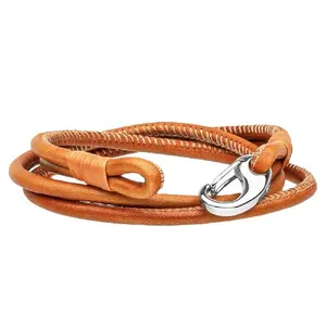 Bulk Buy Sell Available In Large Quantity Men's Leather Bracelets Made In India Latest New Design Leather Bracelet