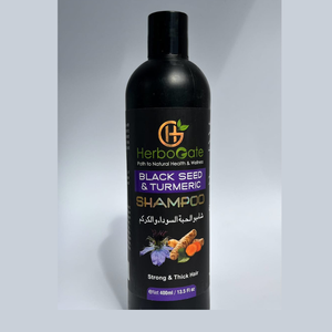 Natural Black Seed and Turmeric <b>Shampoo</b> for Hair Strength Shine and Softness Support Every Day Naturally - Product Image 2