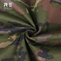 Tela Impermeable Ripstop con Camuflaje Boscoso Pixelado M09 Ejército España, 65% Poliéster, 35% Algodón, para Uniformes y Prendas Tácticas