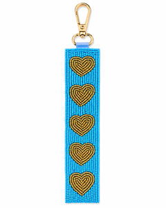 Sstringz Handmade Beaded Heart Keychain Premium Colorful Acrylic Bead <b>Key</b> <b>Ring</b> Cute <b>Bag</b> Charm Fashion Accessory Custom Gift for - Product Image 4