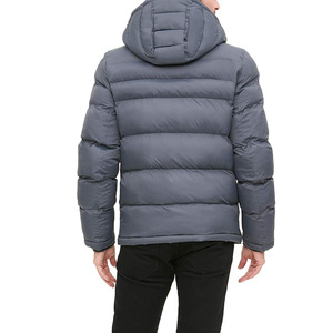 Hot Selling Hooded <b>Men</b> Puffer <b>Jacket</b> Casual Wear New Design Adults Sizes Breathable Eco-Friendly Wholesale Custom - Product Image 2