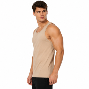 Débardeur Homme Cosh International Couleur Unie Col Rond Respirant Élégant pour Activités de Plein Air Sans Manches Coupe Musculaire - Product Image 4
