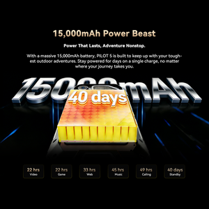 Oscal Pilot 5 8+256GB 5G Smartphone Resistente Android 16 con Luz de Camping Súper Brillante, Altavoz Potente, Pantalla de 6.67 Pulgadas, 15000mAh, NFC - Product Image 5