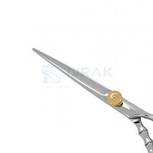 Ciseaux de coiffure professionnels en acier inoxydable à pointe affûtée pour droitiers, manche long, usage en salon - Product Image 2