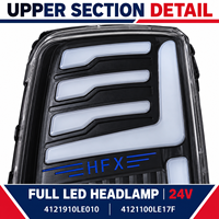 4121100LE17F 4121910LE010 Phare avant LED complet pour camion JAC Shuailing III N721 Q3 Q6, phare gauche DRL