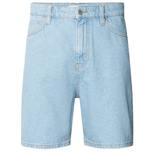 กางเกงยีนส์ขาสั้นผ้าเดนิมระบายอากาศ ปี 2026 ล้างสีแบบแอซิด สไตล์แบ็กกี้ กางเกงขาสั้นผู้ชาย ผ้าฝ้าย รับผลิตตามแบบ OEM กางเกงยีนส์ขาสั้นแบบฟอก - Product Image 1