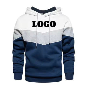 เสื้อฮู้ดแขนยาวผู้ชายสำหรับออกกำลังกาย เนื้อผ้าโพลีเอสเตอร์/คอตตอน ระบายอากาศได้ดี คุณภาพสูง MOQ ต่ำ สำหรับฤดูหนาว - Product Image 3