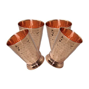 Prix d'usine Carafe à eau en cuivre pur martelé, Pichet de chevet en cuivre artisanal avec verre à eau, Luxe pour hôtels et maisons - Product Image 6