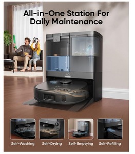 2025 Original eufy X10 <b>Pro</b> Omni Robot Vacuum and <b>Mop</b> Combo 8,000 Pa Suction, Dual <b>Mops</b> with 12 mm Auto-Lift and Carpet Detection - Product Image 6