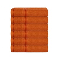 Serviettes de cuisine JAI en coton de style turc, couleur moutarde unie, 100% coton, 6 pièces, 50x90cm, séchage rapide, motif floral, bonne qualité