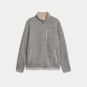 Veste polaire technique zippée pour homme, coupe-vent, fermeture éclair, couleur unie, décontractée, pour l'automne et l'hiver, veste polaire chaude pour homme - Product Image 6