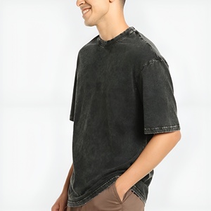 Camiseta de Algodón de Alta Calidad para Hombre, Ajuste Cómodo, Manga Larga, Estilo sin Cuello, Tejido Transpirable, Venta al Por Mayor - Product Image 2