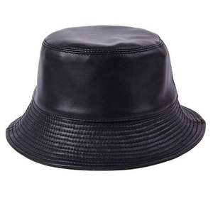Sombrero de Pescador de Cuero PU Negro, Impermeable, al por Mayor - Product Image 6