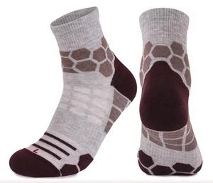<b>Men's</b> Crew <b>Socks</b> Jacquard Knitted Solid Breathable <b>Sports</b> Summer Cotton Polyester Spandex Anti-Slip - Product Image 2