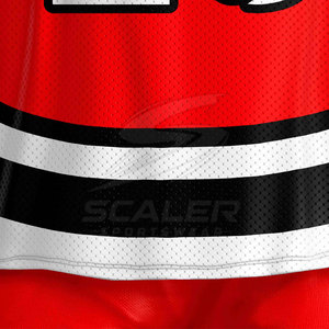 Maillot et pantalon de hockey sur glace personnalisés pour hommes, fabriqués avec un tissu durable, conçus pour les entraînements et les matchs - Product Image 5