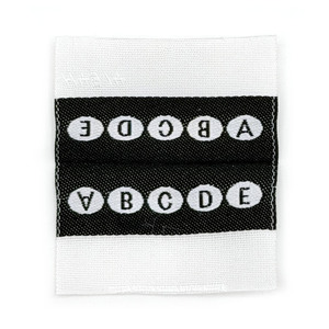 Étiquettes tissées découpées au laser personnalisées pour vêtements. Étiquettes en tissu personnalisables et lavables pour projets DIY professionnels, application de logo à coudre - Product Image 2