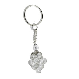 Llavero de cristal de alta calidad, con cuentas de cristal transparente en forma de uva, cuentas naturales, amuleto curativo, regalo para mujer - Product Image 5