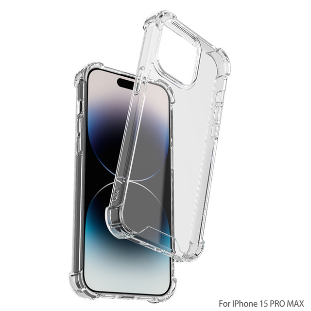 1.55mm Thick Airbag Shockproof Phone Case for IPhones 15 Pro Max 14 Series Mobile Cases for iPhone 13 12 11 XS Anti-yellowing