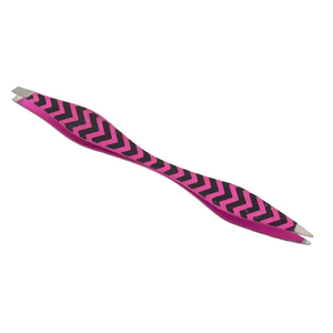 Pince à épiler de luxe légère en acier inoxydable de qualité supérieure à double pointe, instruments Kaamir pour extensions de cils et sourcils - Product Image 3