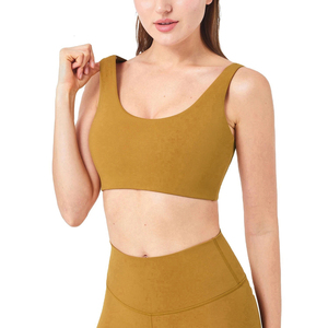 Conjunto de Yoga sin Costuras para Mujer, Leggings de Cintura Alta, Top Corto con Espalda Cruzada y Cuello Redondo, Color Gris Sólido, Ropa Deportiva de Dos Piezas - Product Image 6