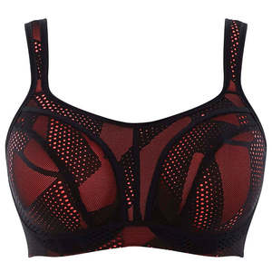 Activewear Sports <b>Bra</b> High Support Fitness Workout Yoga <b>Bra</b> <b>Stretch</b> Quick Dry Running Gym Training Top - Product Image 2