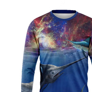 Fabricante Profesional de Camisetas de Pesca Personalizadas Sublimadas para Exteriores, 100% Poliéster, con Logotipo - Product Image 2