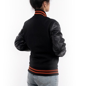 Custom Women's College Bomber Jacket | Streetwear Varsity Jacket Supplier - Product Image 2