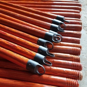 ด้ามไม้กวาดทำจากไม้ยูคาลิปตัส หุ้มด้วย PVC ลายไม้ - ผลิตจากโรงงาน - Product Image 3