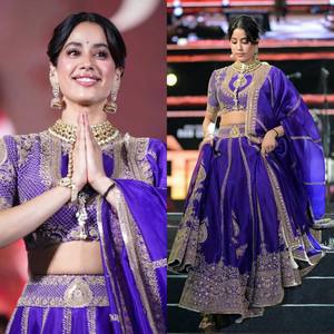 ชุดวิชิตร้าโชลีดีไซน์เนอร์ระดับพรีเมียม ประดับด้วยด้ายโดรีและเลื่อม เหมาะสำหรับงานปาร์ตี้ฤดูหนาวสำหรับผู้หญิง ความยาวระดับข้อเท้า แห้งเร็ว ยืดหยุ่นได้ - Product Image 2