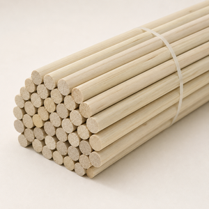 Chevilles en bois massif de qualité supérieure, bâtons en bois personnalisables en longueur, diamètre et espèces de bois pour pièces de meubles, garnitures décoratives et artisanat - Product Image 1