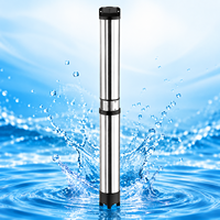Pompa Submersible Listrik Tahan Lama Berbahan Baja Anti Karat, Terendam Minyak, Presisi Tinggi, untuk Sumur Dalam dan Irigasi Seri