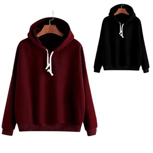 Sweat à capuche femme pull à manches longues vierge décontracté en gros 100% coton pas cher prix personnalisé conception style décontracté - Product Image 1