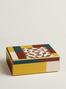 Caja de Regalo de Joyería con Incrustaciones de Resina Artificial, Diseño Personalizado, Empaque de Lujo de Alta Gama, Joyería Fina Hecha a Mano - Product Image 2