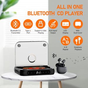 El Mejor Reproductor de CD Compacto Negro, Portátil, Recargable, Equipo de Sonido Retro para el Hogar, Escritorio, Estéreo - Product Image 2