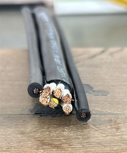 Cable de control redondo flexible para grúa con alivio de tensión dual, cable de acero 300/500V de alta resistencia CMK Giovenzana - Product Image 4